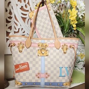 Louis Vuitton Trunks MM Carry All Tote set